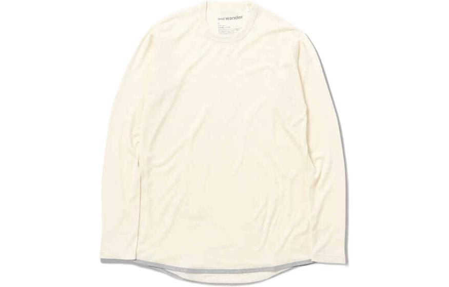 and wander SS24 Lightweight Solid Knit Pullover Sweater Unisex 5744164128