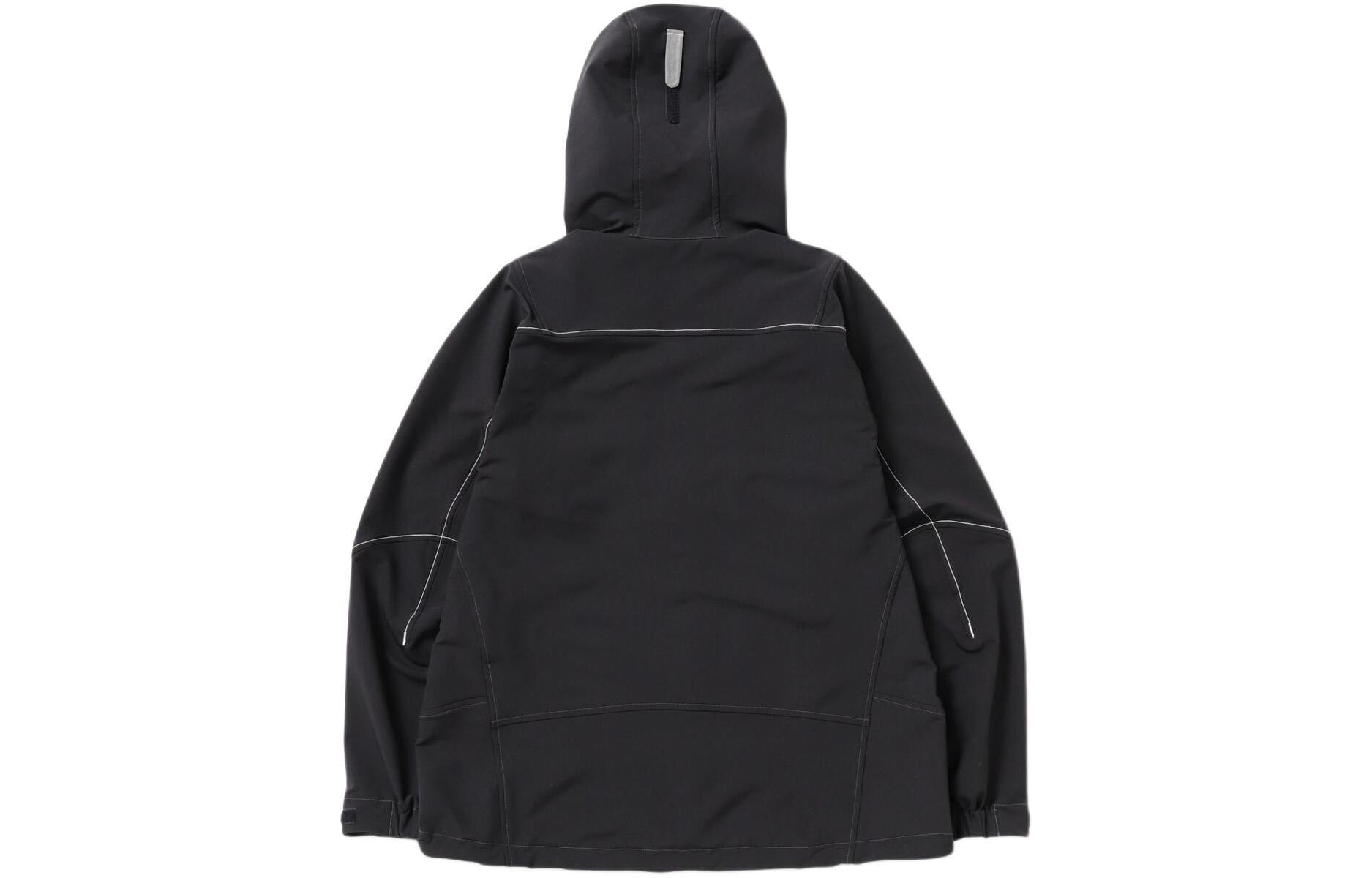 Lookbook and wander SS24 Jaket Softshell Regangan Ringan Unisex Hitam 5744121105