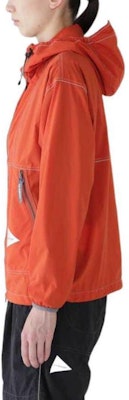 and wander SS24 Jaket Hujan Lengan Panjang Oversized Berhud Uniseks 5744121112 4