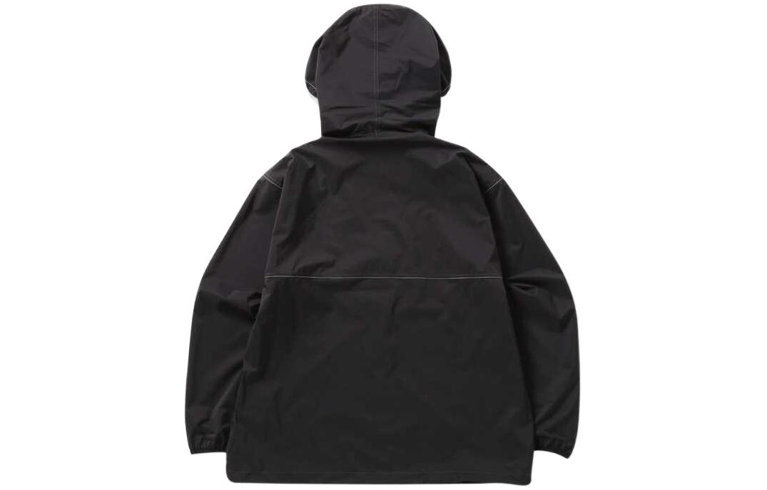 Lookbook and wander SS24 Jaket Hujan Lengan Panjang Oversized Berhud Uniseks 5744121112