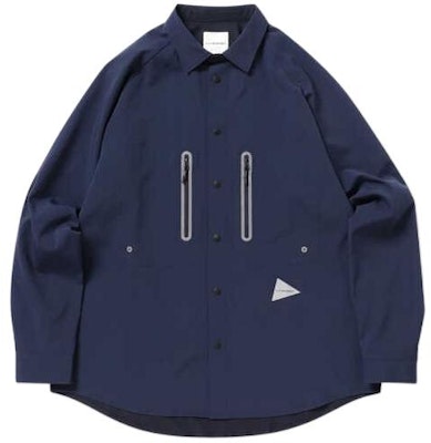 and wander SS24 Baju Lengan Panjang Unisex dengan Poket Reflektif 5744153126 8