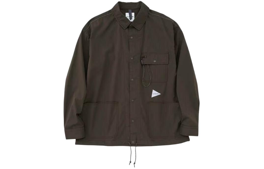 and wander SS24 Relaxed Drop Shoulder Jacket Unisex Casual Style 5744183153S180