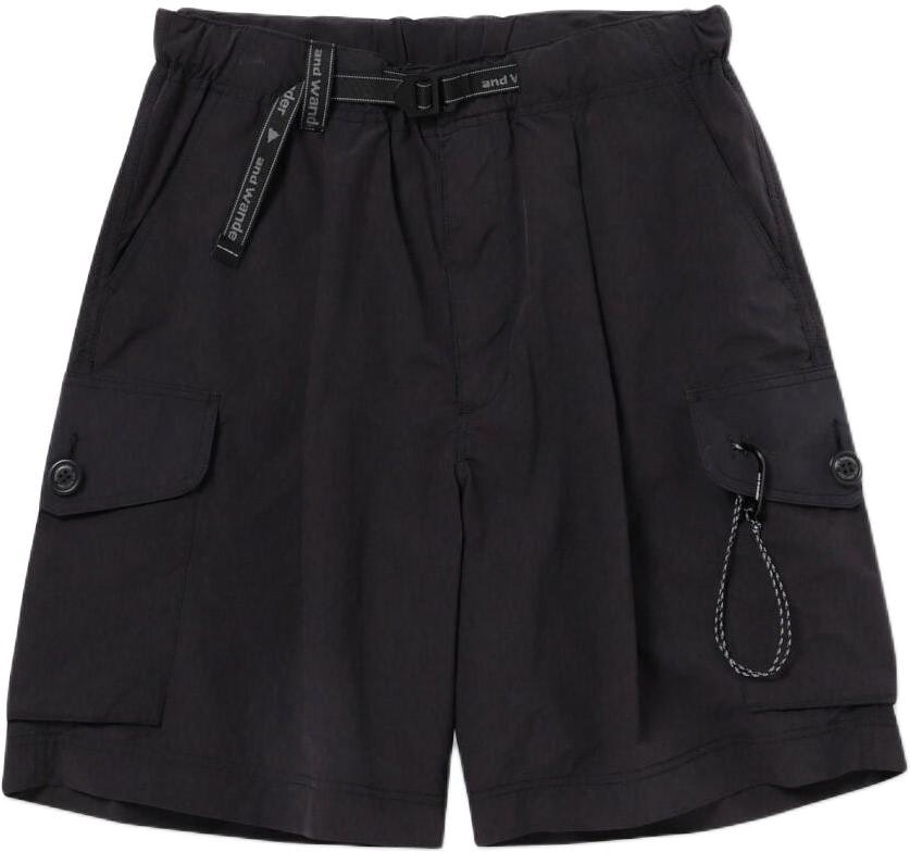and-wander-ss-24-relaxed-fit-elastic-waist-utility-shorts-unisex-black-5744182170010