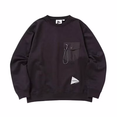 and wander SS24 Unisex Crewneck Pullover Sweatshirt Long Sleeve 5744184415