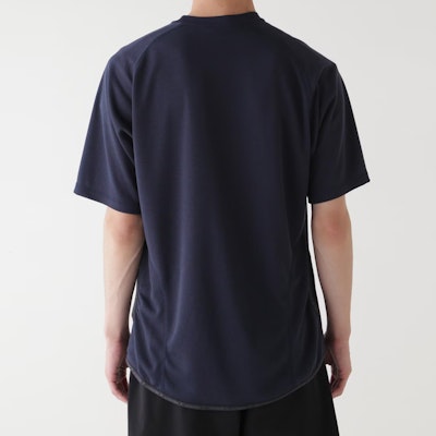 and wander Baju T-Shirt Unisex Berlengan Pendek Leher Bulat Plain Knit 5744164135 6