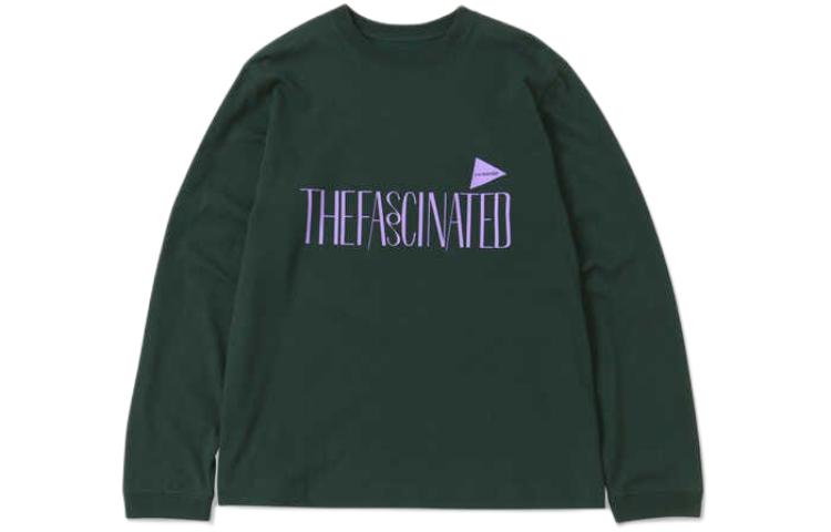and wander Unisex Green Crewneck Letter Print Pullover Sweatshirt 5743284228-142