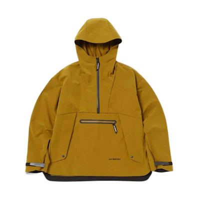 and wander Unisex Hooded Pullover Sweatshirt Long Sleeve Camel Color 5742281350-190