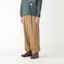 Shop and wander Seluar Khaki Tweed Wide-Leg Relaxed Unisex 5743282087