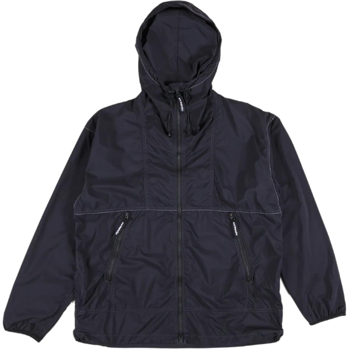 and wander Windproof Zip Hoodie Jacket Black 5743221005010