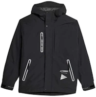 and wander x adidas TERREX 3-in-1 Long Sleeve Hooded Jacket Black Mens 5743281601-010 and wander x adidas TERREX 3-in-1 Long Sleeve Hooded Jacket Black Mens 5743281601-010