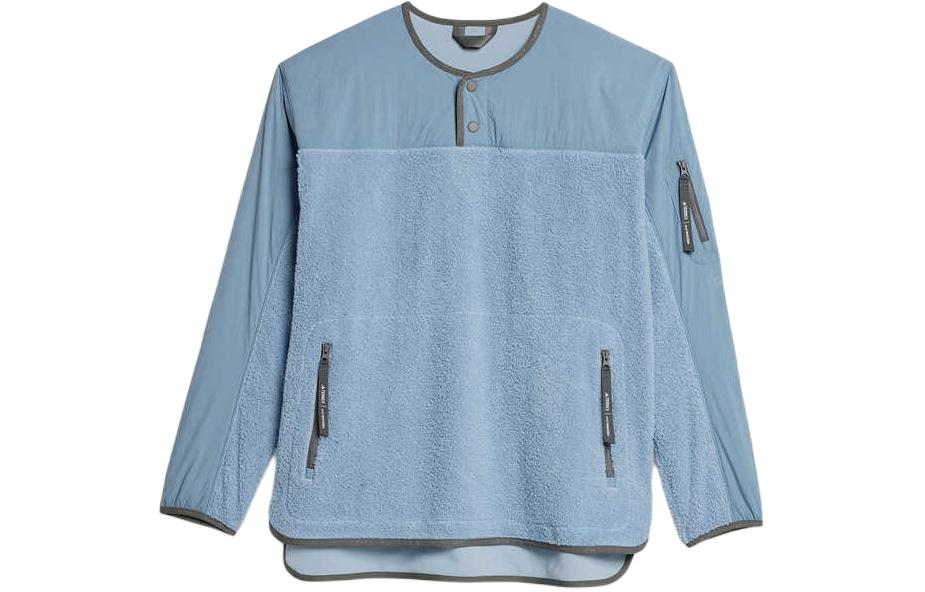 and wander x adidas TERREX Blue Crewneck Pullover Long Sleeve Sweatshirt 5743283603-111