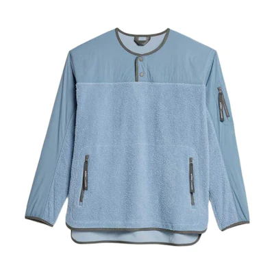 and wander adidas TERREX Blue Crewneck Pullover Long Sleeve Sweatshirt 5743283603-111