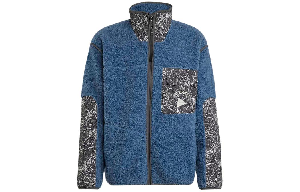 and wander adidas TERREX Collab Zip-Up Jacket Blue Long Sleeve 5742283503-110