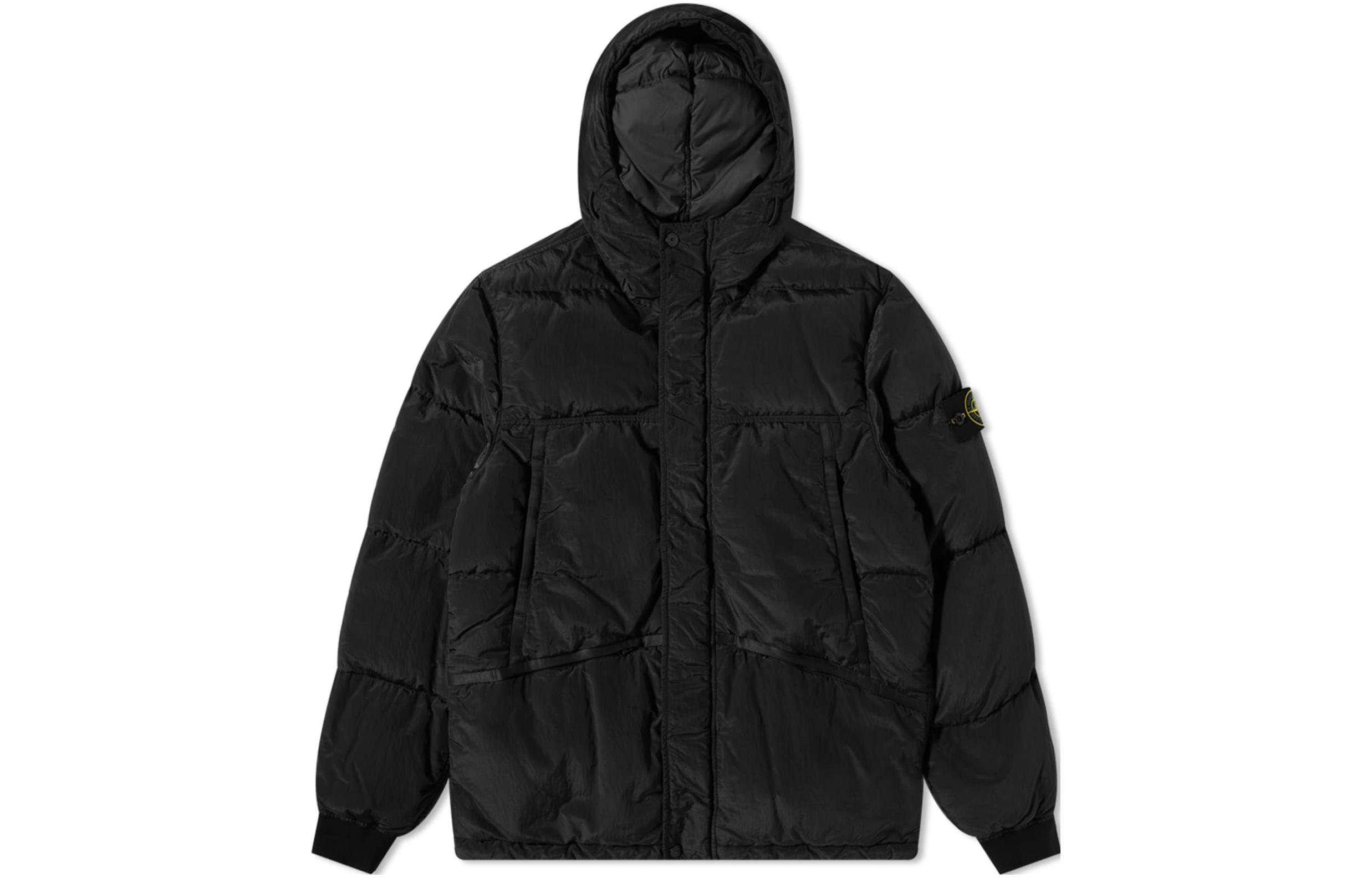 and wander DANNER Black Solid Color Hooded Jacket 5742281342-022
