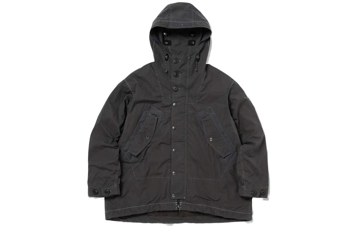 Order and wander x Danner Jaket Waterproof Abu Tua dengan Saku Besar 5742281342S-022