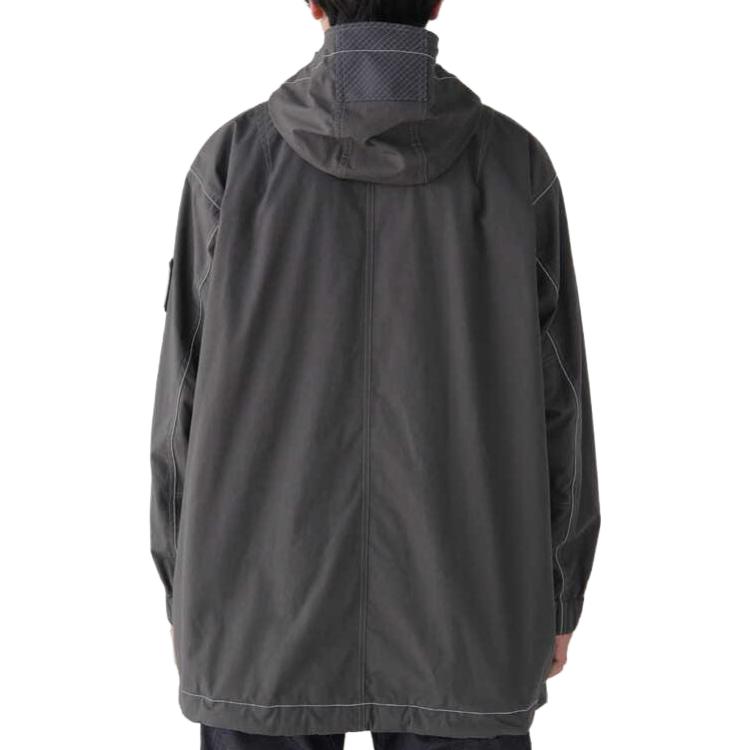 Shop and wander x Danner Jaket Waterproof Abu Tua dengan Saku Besar 5742281342S-022