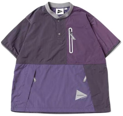 and wander x Gramicci SS24 Baju-T Unisex Ungu Butang Zip Patchwork. 5744121412-083 Buy and wander x Gramicci SS24 Baju-T Unisex Ungu Butang Zip Patchwork. 5744121412-083