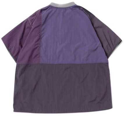 and wander x Gramicci SS24 Baju-T Unisex Ungu Butang Zip Patchwork. 5744121412-083 Lookbook and wander x Gramicci SS24 Baju-T Unisex Ungu Butang Zip Patchwork. 5744121412-083