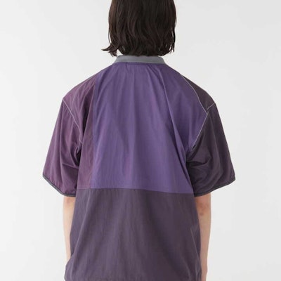 and wander x Gramicci SS24 Baju-T Unisex Ungu Butang Zip Patchwork. 5744121412-083 Sizing and wander x Gramicci SS24 Baju-T Unisex Ungu Butang Zip Patchwork. 5744121412-083