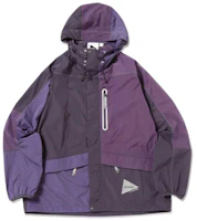 and wander x Gramicci SS24 Purple Nylon Reflective Hoodie Unisex Collaboration 5744121411-083 and wander x Gramicci SS24 Purple Nylon Reflective Hoodie Unisex Collaboration 5744121411-083