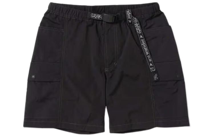 and wander x Gramicci SS24 Reflective Nylon Shorts Unisex Black 5744122414-010