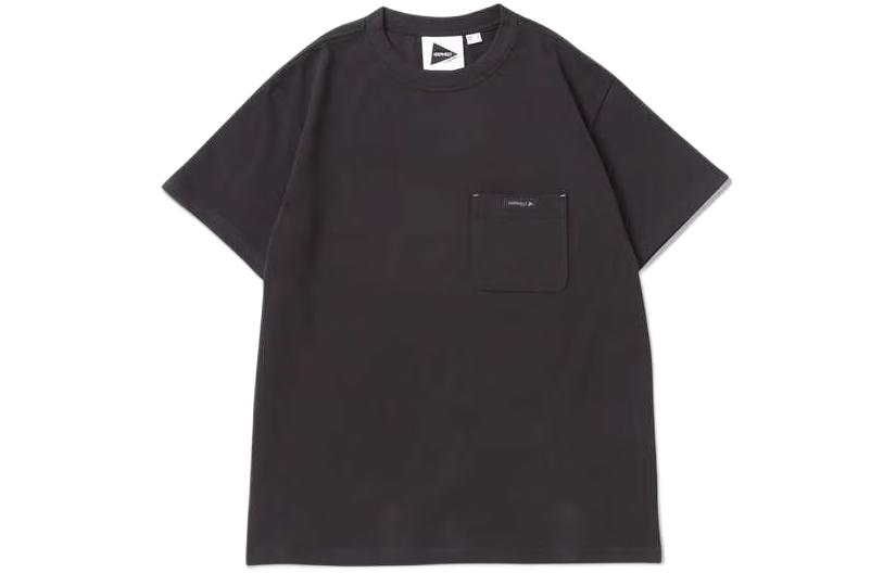 and wander x Gramicci SS24 Unisex Black Crewneck Short Sleeve T-Shirt 5744184417-010