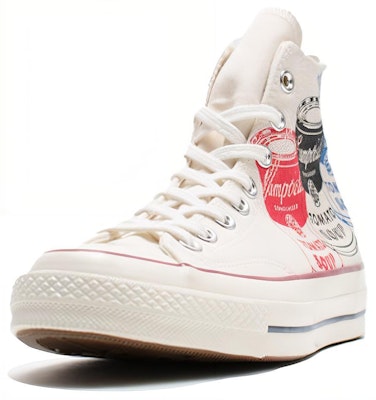 Andy Warhol x Converse Chuck Taylor 70 Tinggi 'Campbell's Soup' 147121C Order Andy Warhol x Converse Chuck Taylor 70 Tinggi 'Campbell's Soup' 147121C