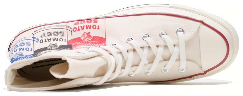 Andy Warhol x Converse Chuck Taylor 70 Tinggi 'Campbell's Soup' 147121C Shop Andy Warhol x Converse Chuck Taylor 70 Tinggi 'Campbell's Soup' 147121C