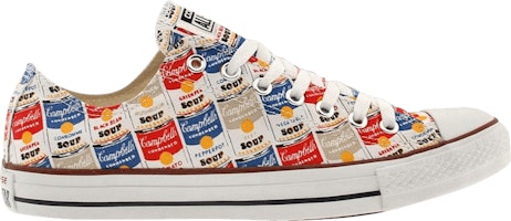 Andy Warhol x Converse Chuck Taylor All Star Low Ox 'Campbell's Soup' 147053F Andy Warhol x Converse Chuck Taylor All Star Low Ox 'Campbell's Soup' 147053F