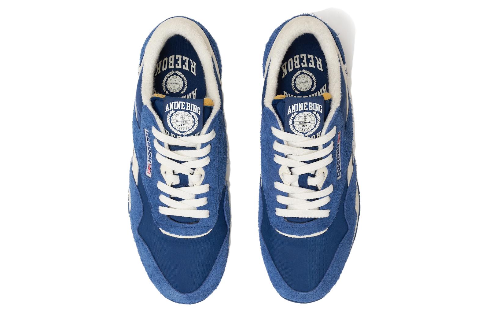 Shop Anine Bing x Reebok Classic Nylon 'Navy Chalk' untuk lelaki wanita asli 100200480