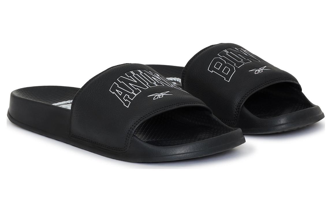 Lookbook 아닌 빙 x 리복 클래식 슬라이드 '블랙' 100206485