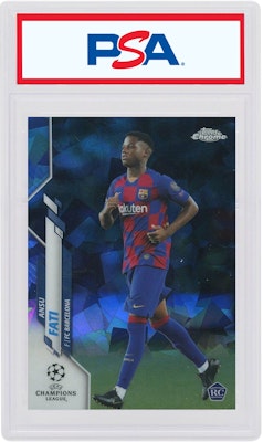 Ansu Fati 2019 Topps Chrome UEFA Sapphire Rookie #45 Buy Ansu Fati 2019 Topps Chrome UEFA Sapphire Rookie #45