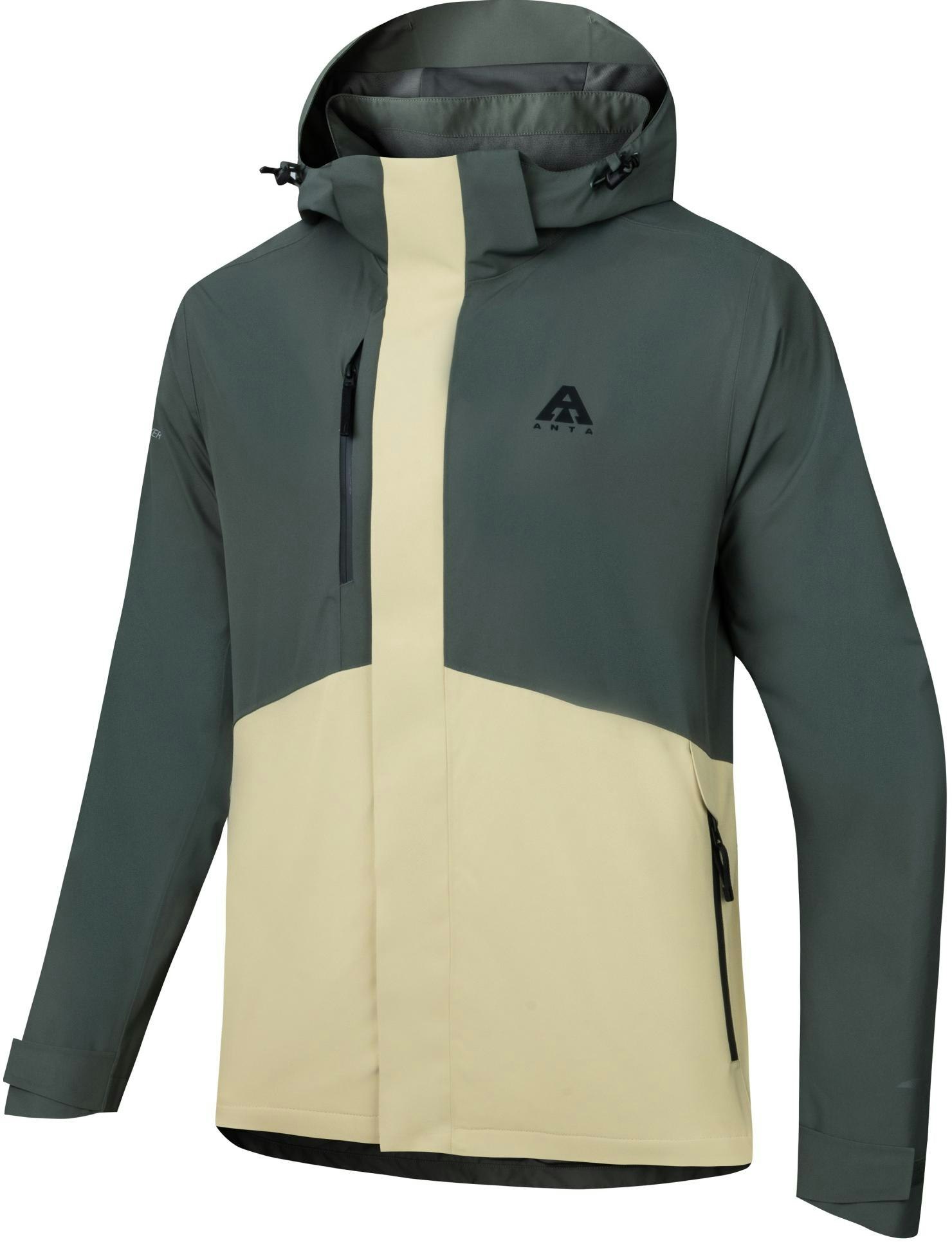 anta-20-outdoor-waterproof-windbreaker-jacket-khaki-green-for-men-952446601-8