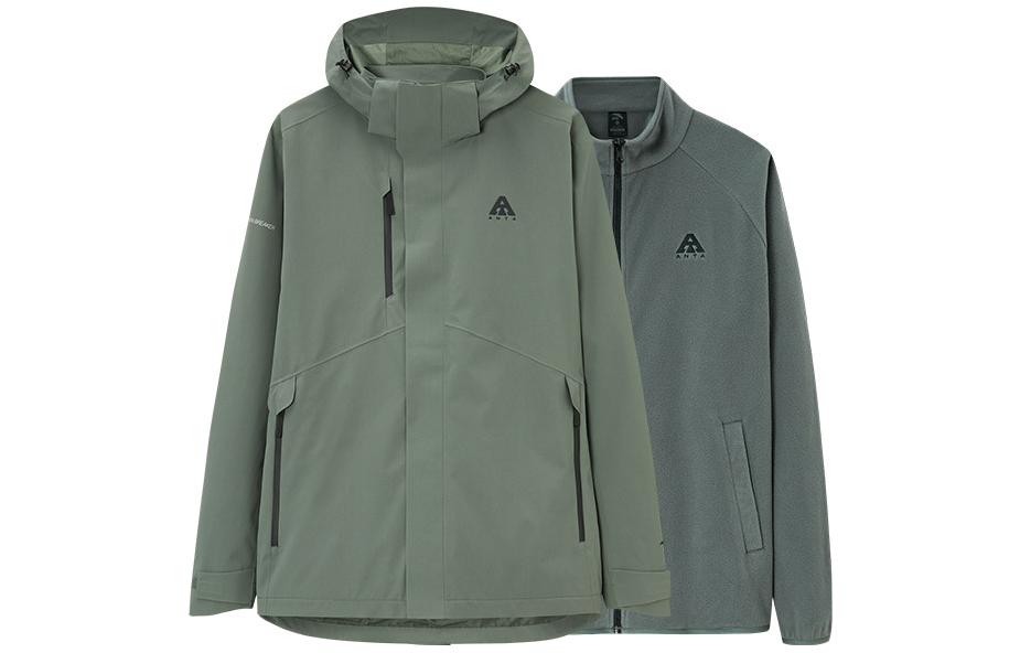 Order 安踏2.0户外防水防风绿夹克内衬抓绒 952347607-6