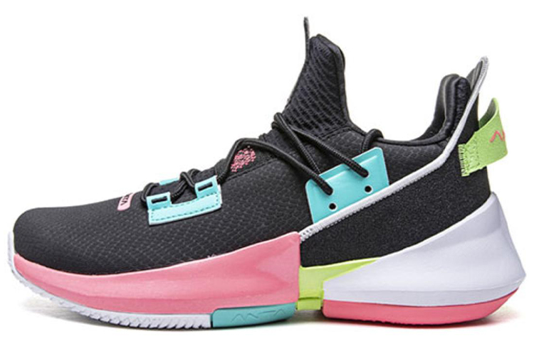 Anta 2 UFO Basketball Sneakers 'Black Pink Blue' 112011606-12