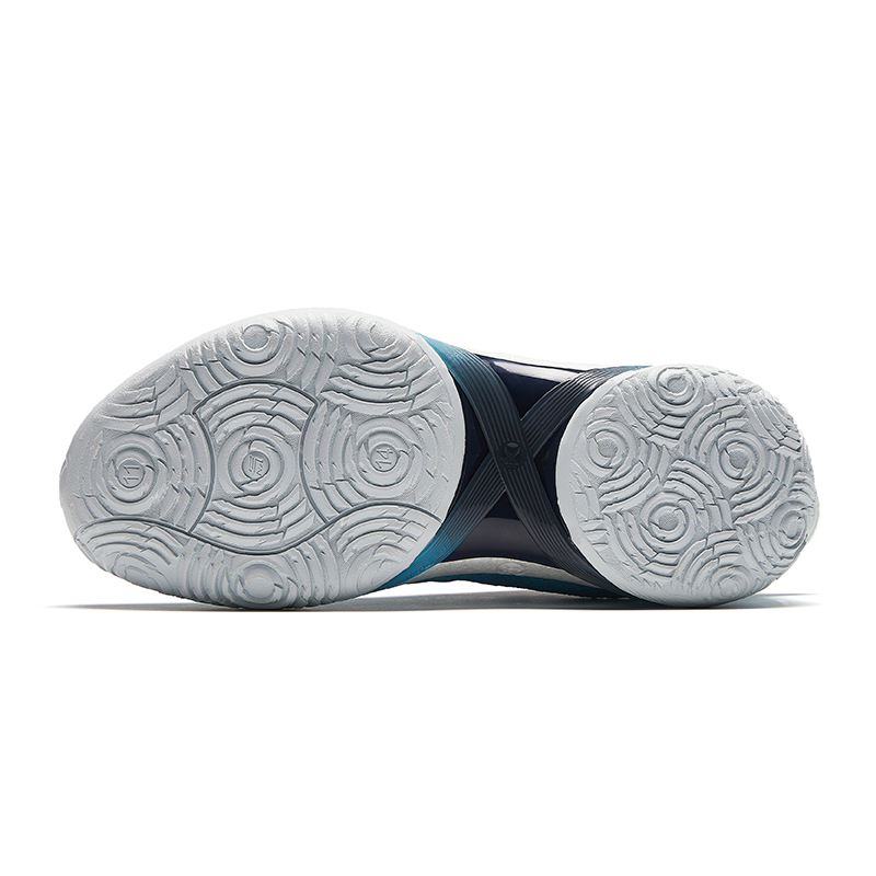 Purchase 安踏三分雨1代耐磨減震低幫籃球鞋男款水韻藍