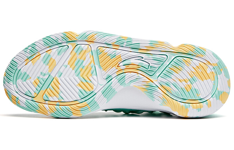 Shop Anta 5 Klay Thompson Kasut Bola Keranjang 'Hijau Muda Kuning' 112021608-7