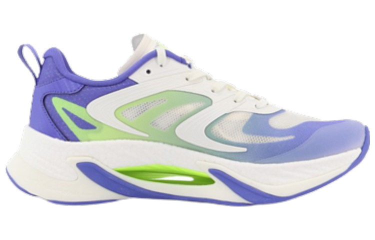 Order Kasut Lari Anta 'Putih Biru Hijau' 112225596-5