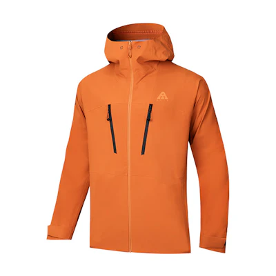 Anta Amber Yellow Waterproof Outdoor Hooded Jacket Earth Shell 2.0 952437607-9