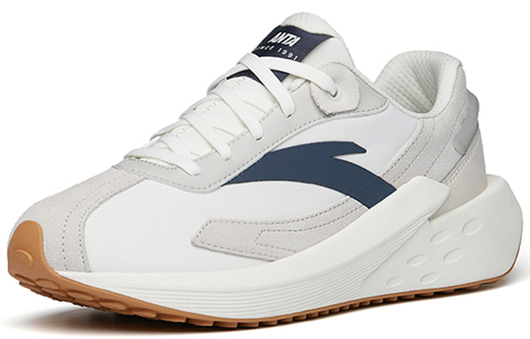 Lookbook 安踏 冰糖 潮流舒適 減震防滑耐磨 低幫 運動休閒鞋 白灰藍棕