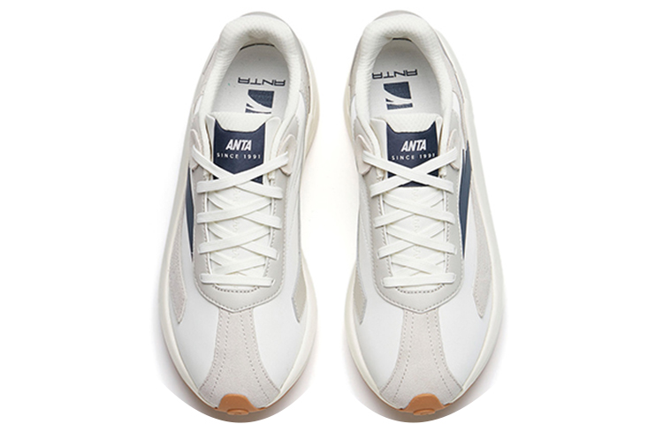 Shop 安踏 冰糖 潮流舒適 減震防滑耐磨 低幫 運動休閒鞋 白灰藍棕