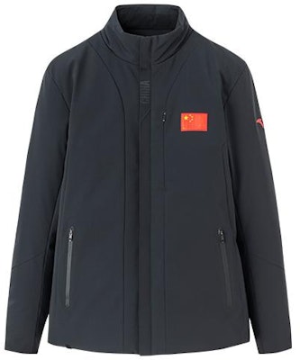 安踏 黑色國旗印花高領拉鍊羽絨外套 152250903-1 Buy 安踏 黑色國旗印花高領拉鍊羽絨外套 152250903-1