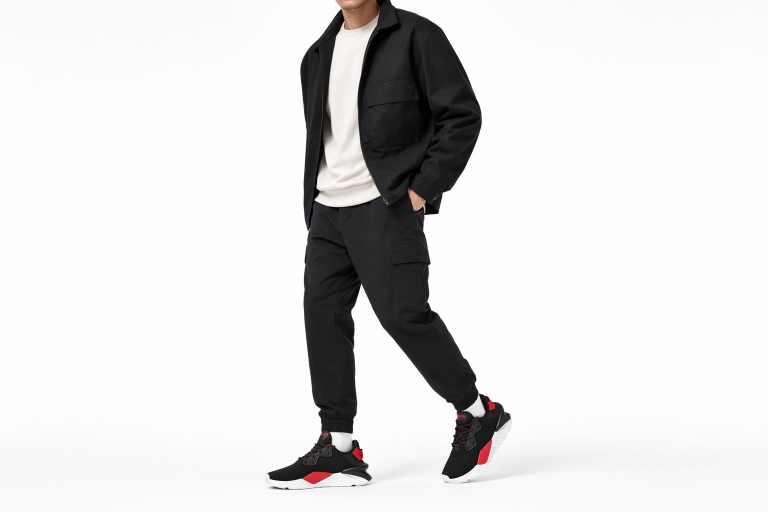 Order Anta ''Zwart Rood'' ''Unrestrained Low'' Sneakers 91918802-2