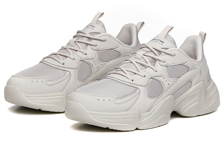 Anta 'Grey Breathable Mesh Trendy Dad Shoes' 圖 2