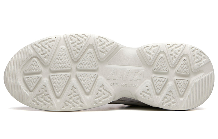 Anta 'Grey Breathable Mesh Trendy Dad Shoes' 圖 5