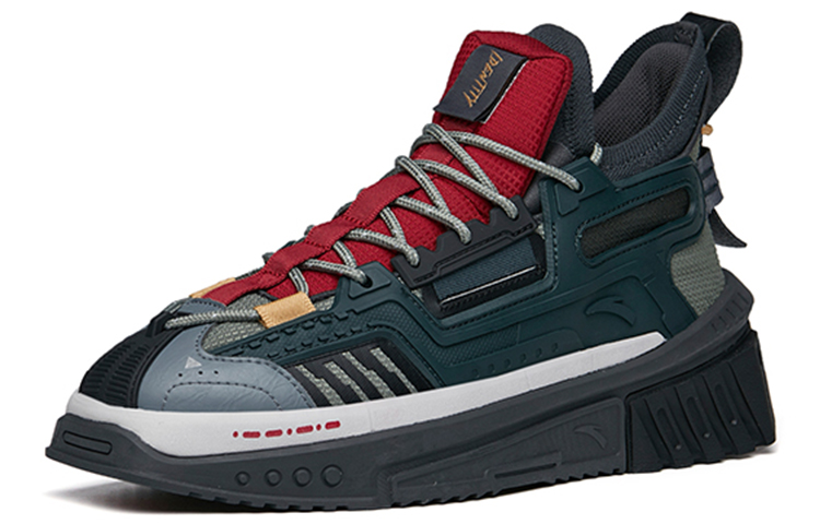 Lookbook Anta ''Grau Rot Pro Low-Top Skate-Schuhe'' 912218080-3
