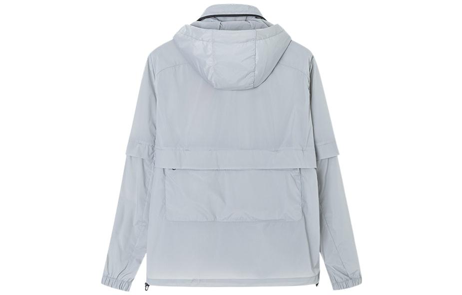 Anta  Logo Graphic Hoodie Jacket in Light Gray. 152220612-1 圖 3