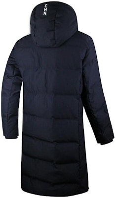 Anta Long Down Jacket Solid Color Logo - Legend Blue. 45020753-1 Lookbook Anta Long Down Jacket Solid Color Logo - Legend Blue. 45020753-1