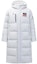 Order Anta Long White Down Jacket - Solid Color, Logo Patch, Thickened Goose Down. 152317902-1