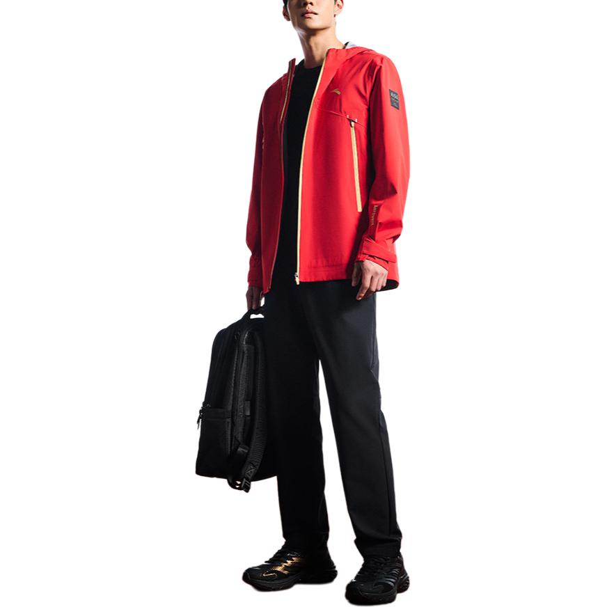 Details for Anta Jaket Hiking Outdoor - Tahan Air, Tahan Angin, Bernapas, Warna Merah. 152437605-5